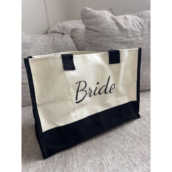 NWOT Bride Canvas Tote Bag OS - Picture 1 of 4